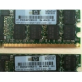 HP 4GB (2 X 2GB) 667MHZ PC2-5300P ECC REG CL5 DDR2 SDRAM DIMM PN: SB 405476-051