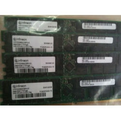  INFINEON 8GB 4 X 2GB DDR400Mhz CL2.5 ECC REG PC3200R Sunucu Ram